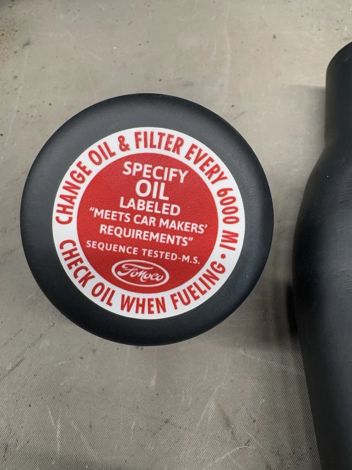 1960-1972 Ford Galaxie Fairlane Mustang Oil Fill Breather Cap Torino Marauder V8 - Image 2 of 4