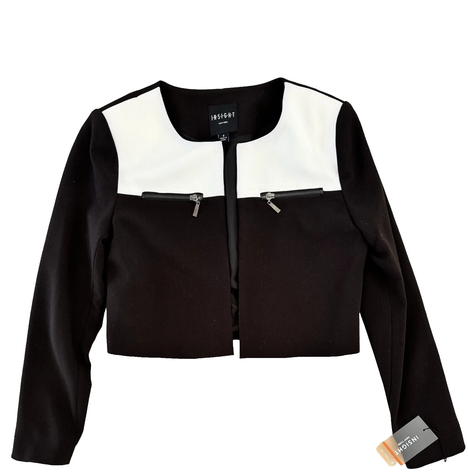 Insight Negro sólido abrigos, chaquetas y chalecos para Mujeres