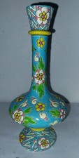 VASE ÉMAUX DE LONGWY ? GIEN BORDEAUX ?