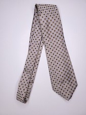 Croft  Barrow Mens Formal Necktie 58"Lx3.75"W Brown Neck Tie