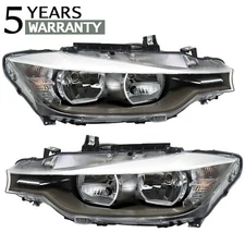 Para BMW 2012-2015 320i 328i Conjunto Faros Halógenos Izquierdo Derecho Bombilla