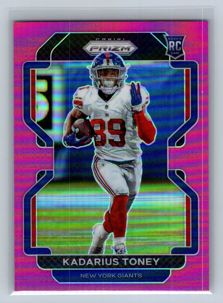 2021 Panini Prizm Kadarius Toney Pink #342 New York Giants