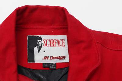 希少 00s JH Design SCARFACE レーシング ジャケット XL Vintage JH Design Scarface Racing Jacket Men's Small Red