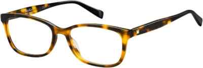 New Max Mara Women's Rx Eyeglasses Frame - MM1349 581 - Havana Black (54-17-145)