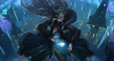 League of Legends bo chen drawing irelia spell winter playmat gaming mat