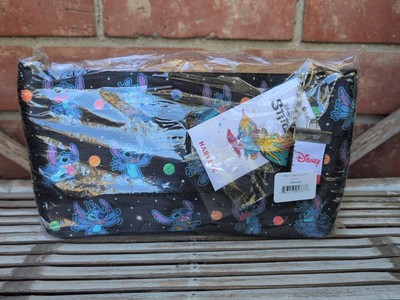 Harveys Disney Stitch Convertible Clutch Purse + 5 Panel Click n Carry Strap NWT