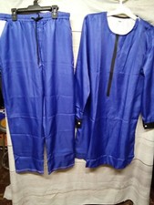 Mens Large Two Piece Set Blue
