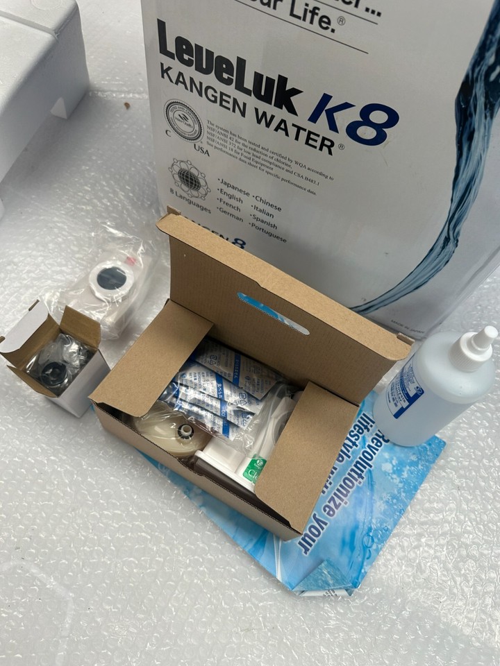 Enagic Leveluk K8 Kangen Agua Ionizador Filtración Máquina Nuevo