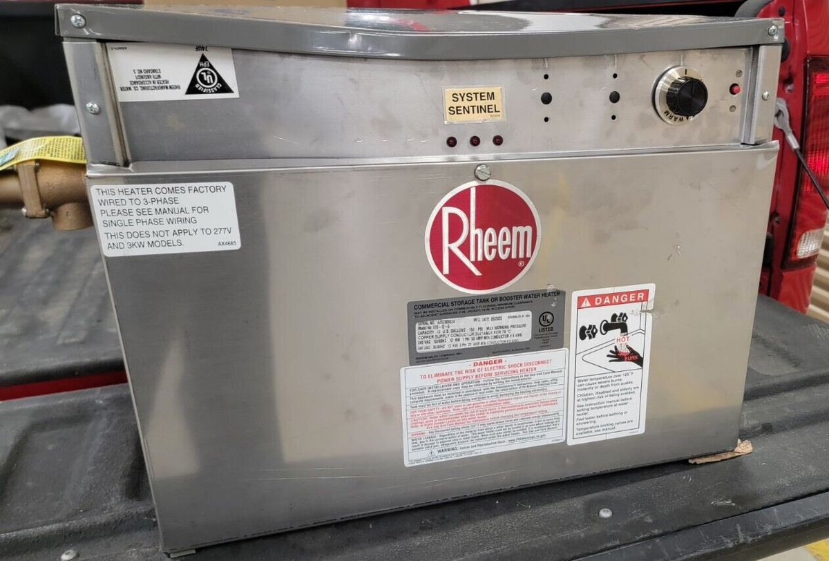 RHEEM-RUUD E10-12-G Commercial Mini Tank Water Heater 12 gallon