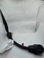 EV Charger Cable Adapter SAE J1772 3-Pin Male to 4-Pin Female Black