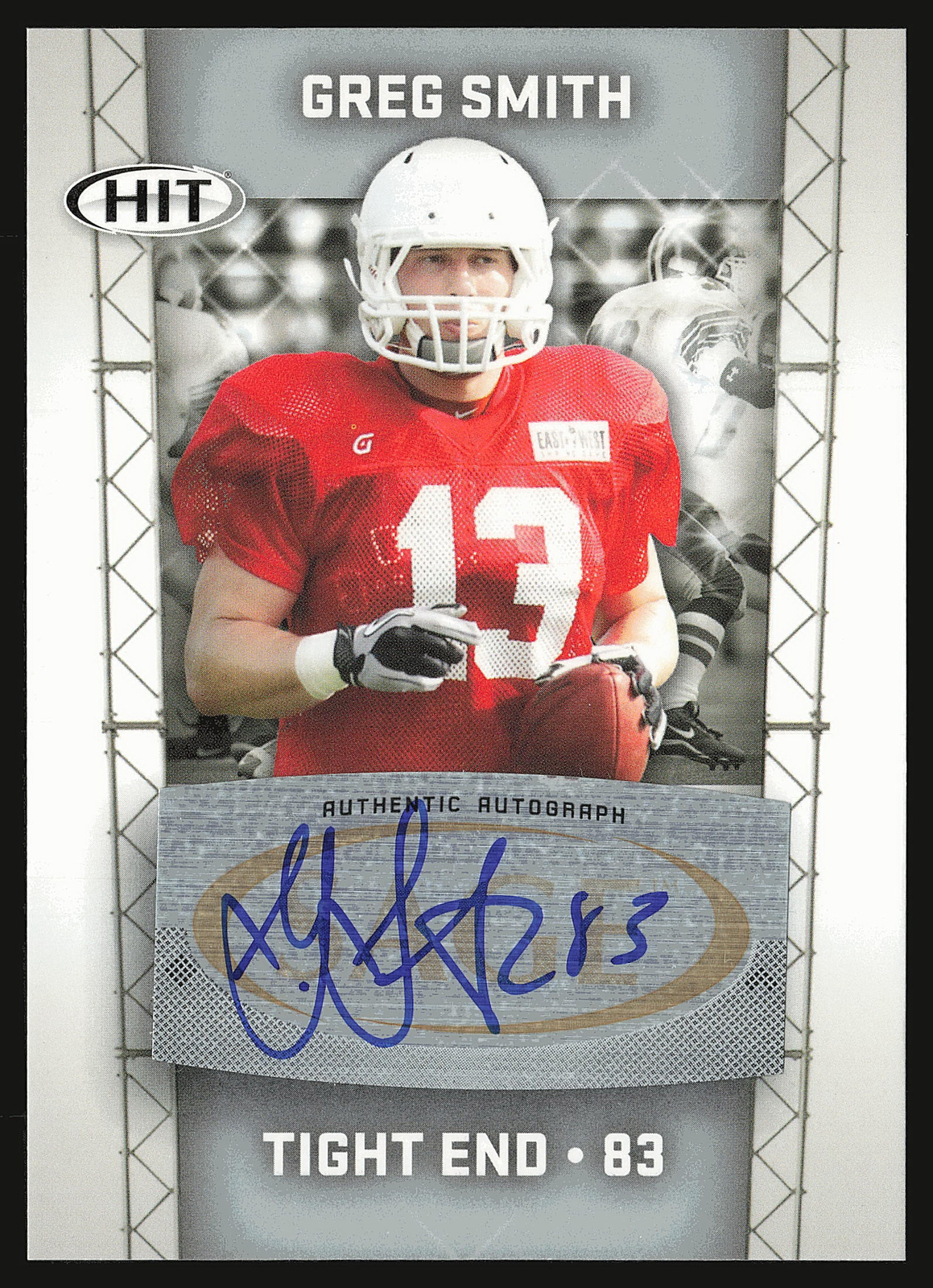 2011 SAGE HIT #A16 Greg Smith Autographs Silver AU
