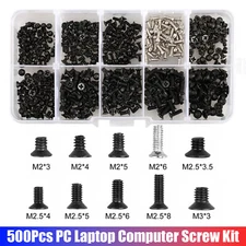 500pcs Screw Kit Set Fit For Dell Lenovo Samsung IBM HP Laptop Notebook Computer