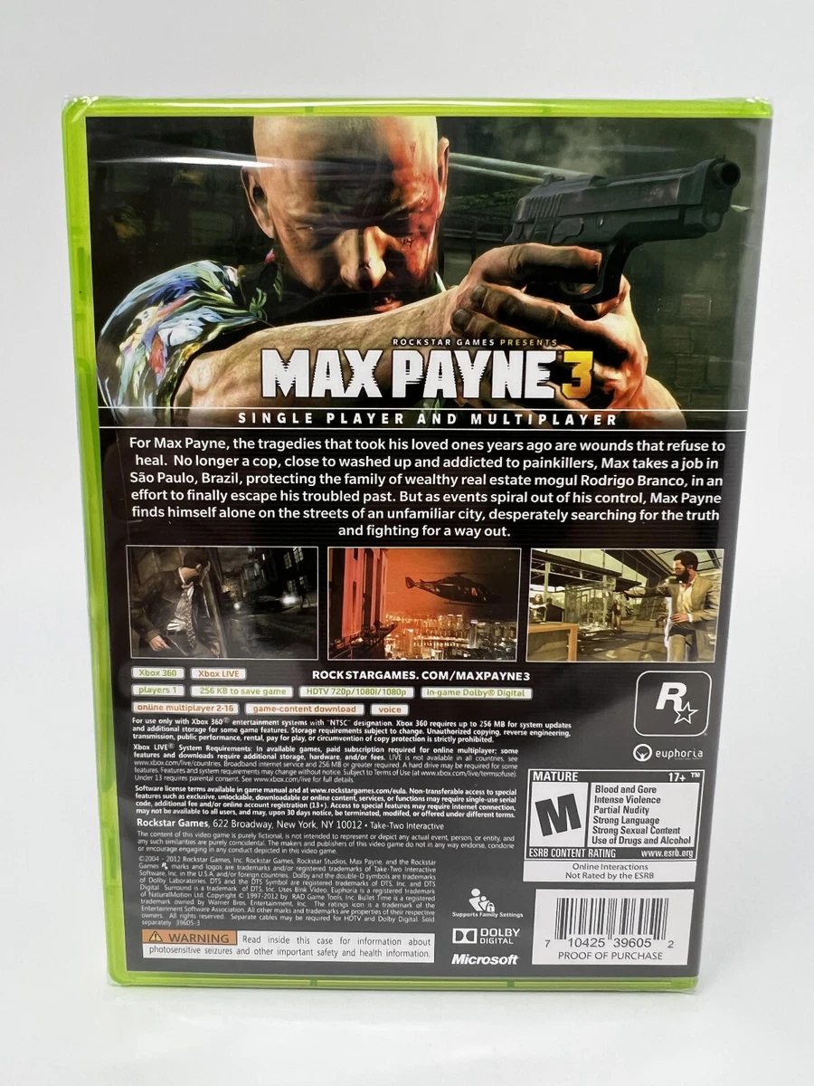 Max Payne 3 Xbox 360 vs. PlayStation 3 Comparison 