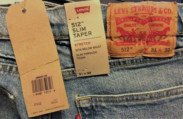 levi's men's 512 gusset commuter