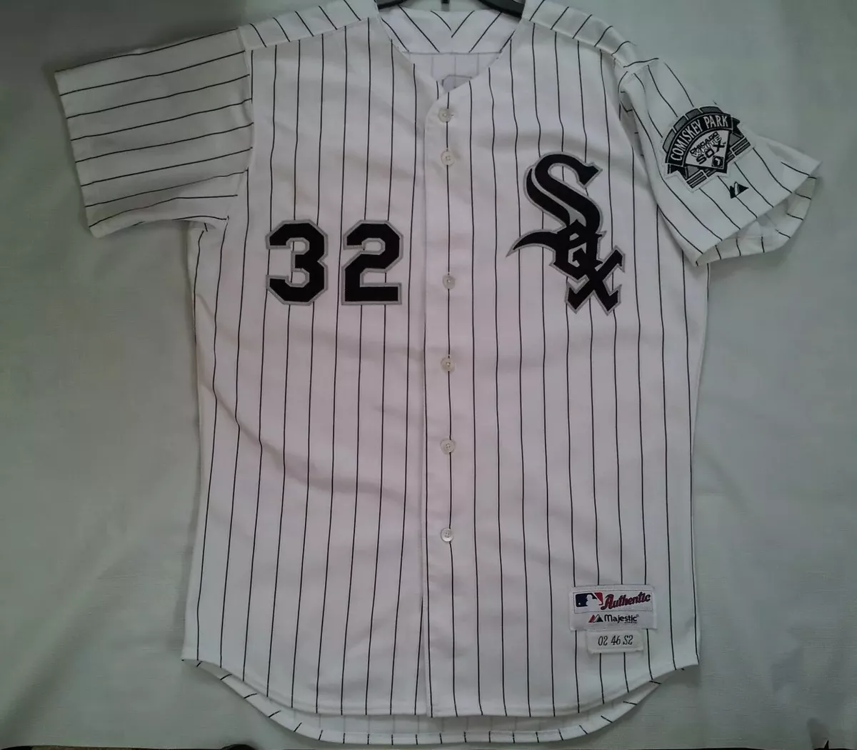 VINTAGE MADE USA MAJESTIC CHICAGO WHITE SOX TEAM ISSUE BASEBALL JERSEY SIZE  46