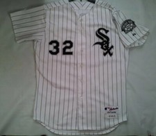 VINTAGE MADE USA MAJESTIC CHICAGO WHITE SOX TEAM ISSUE BASEBALL JERSEY SIZE 46