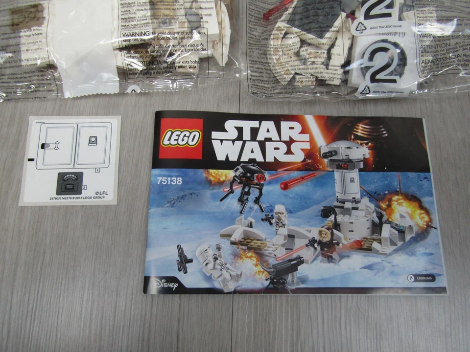 LEGO 75138 Star Wars Hoth Attack Set Probot Probe Droid Turret SEALED CONTENTS - Image 2 of 3