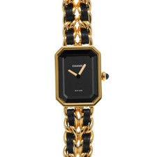 CHANEL Première S H0001 black WATCH 677621