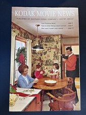 Kodak Movie News Leaflet Magazine Antique Guide Winter 1966-67 Dinner Table