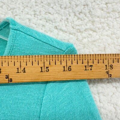ZX Platinum M Jade Green Long Sleeve Knit Side Tie Waist ZX Platinum M Jade Green Long Sleeve Knit Side Tie Waist