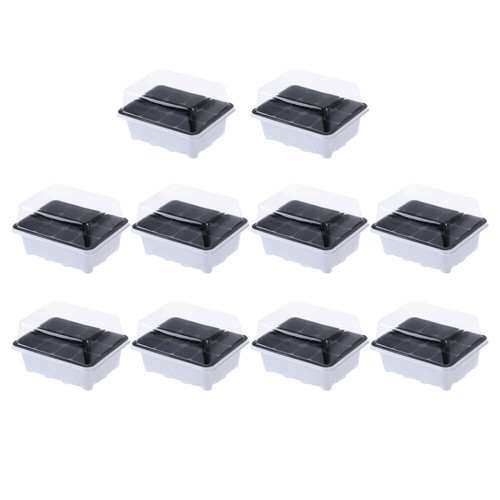 10 Pack Plug Tray Propagation Tray Potting Tray Nursery Plant Pots