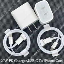 2 Pack Upgrade Super Fast Charger Type C For iPhone 14 13 12 11 Pro Max XS XR 8
