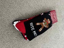 Kwadratowa skarpeta świąteczna św. Mikołaja 3-pak - nowa