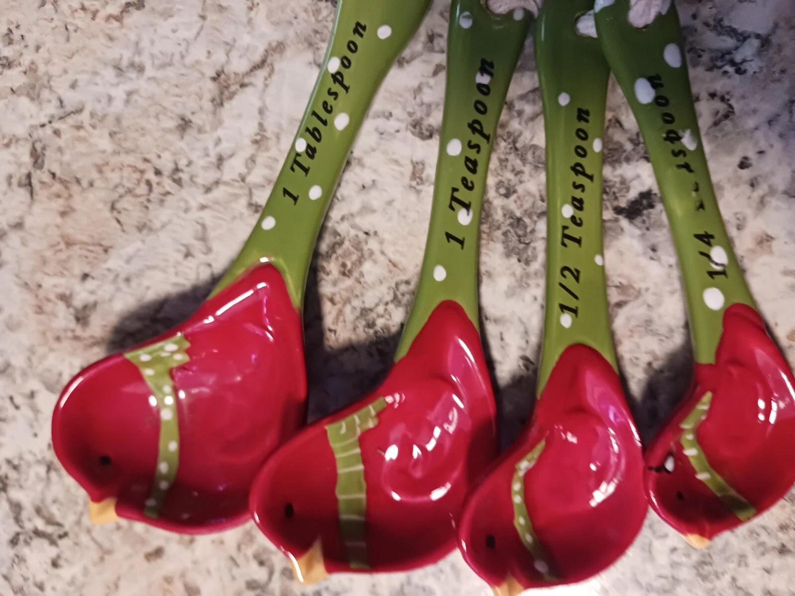 Ceramic Christmas themed Measuring Spoons
Opens in a new window or tab