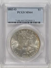 1883-O Morgan Silver Dollar $1 PCGS MS64 19200813
