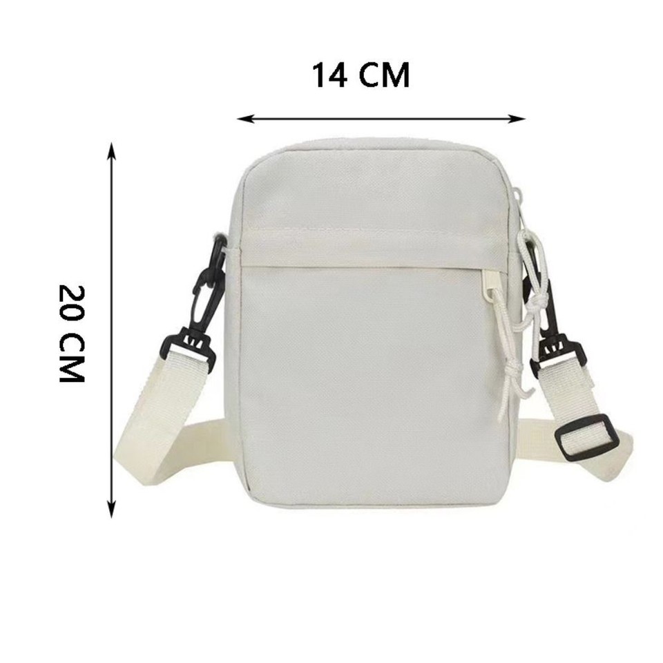 Borsa A Tracolla Piccola In Tela Unisex - Mini Borsa Con Cerniera Per Donne E Uomini - Leggera E Pratica Per Telefono, Viaggi, Shopping