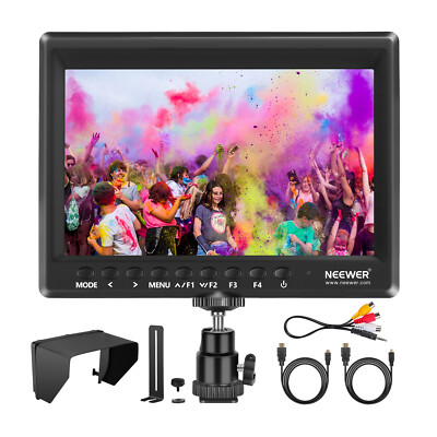 NEEWER F100 7-inch 1280x800 IPS Screen Camera Field Monitor 4k input HDMI  Video