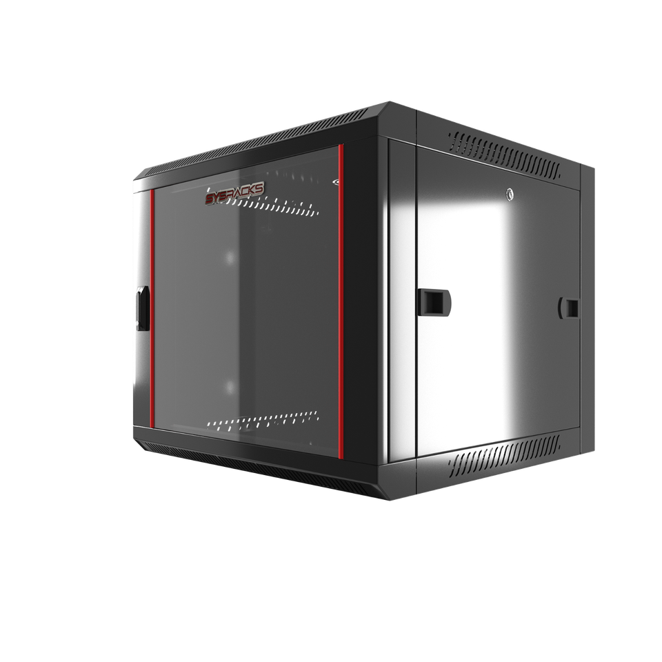 Server Rack 12U Wall Mount Cabinet Locking Networking Data Enclosure ...