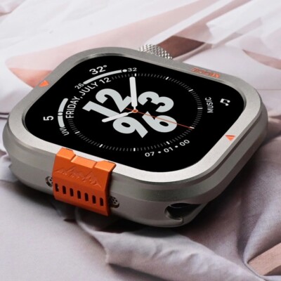 Ultra Metal Aluminum Alloy Case for Apple Watch Ultra 2/1 Series 10 Bumper Frame