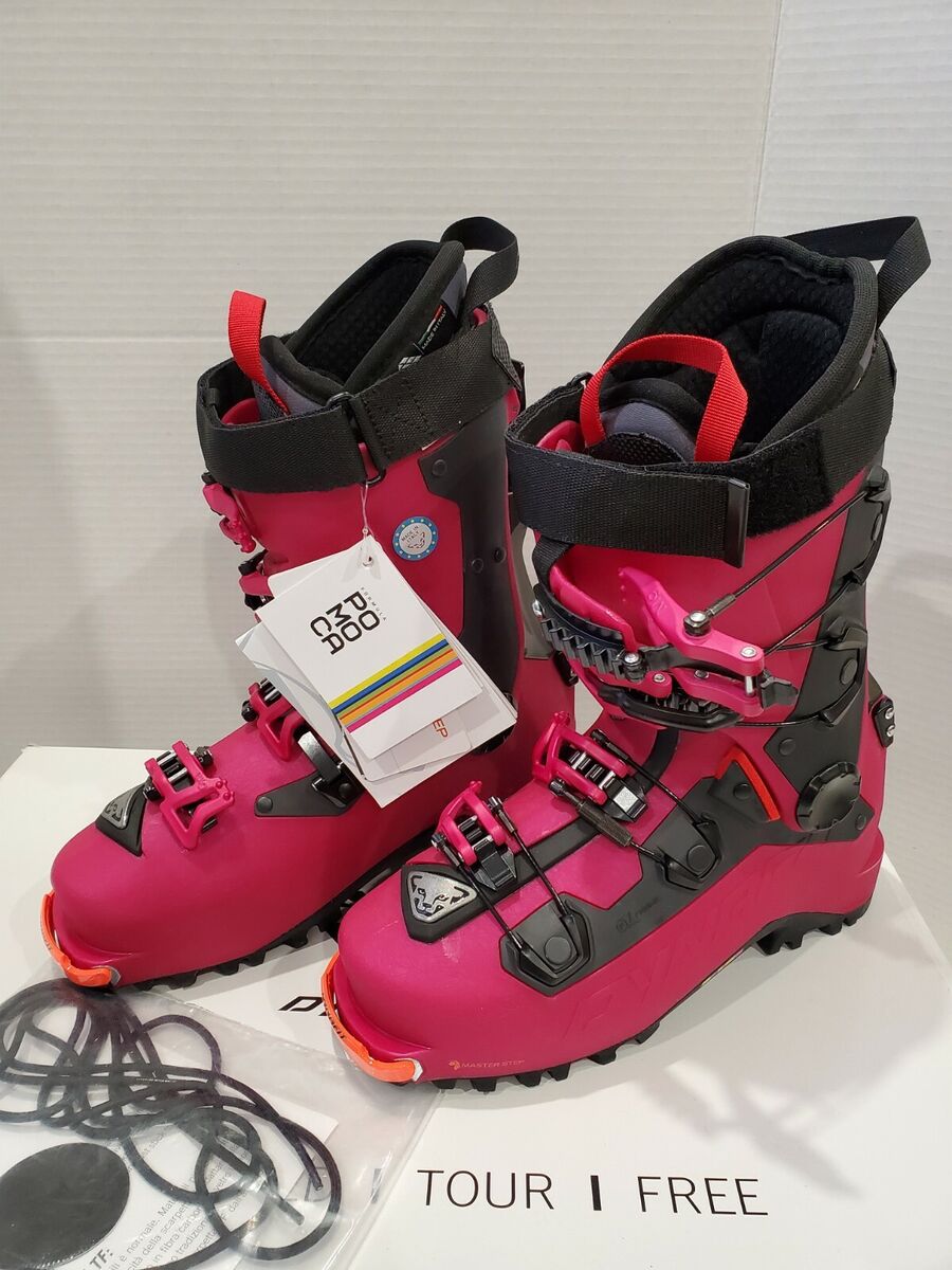 New Women's Dynafit Beast Carbon Touring Ski Boots - Pink New Women's Dynafit Beast Carbon Touring Ski Boots - Pink