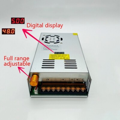 Motor Speed Control Power Adapter 0-24V 20A 480W Adjustable DC Power Supply With Digital Display – For 3D Printers, LED Strips, Motor Speed Control & Experiments Motor Speed Control Power Supply | 480W 0-24V 0-20A Digital Display Switching Power Supply Adjustable | ドアスイッチ | VWNJZTIUF