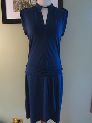 BCBG Max Azria Navy Blue Dress Size S | eBay