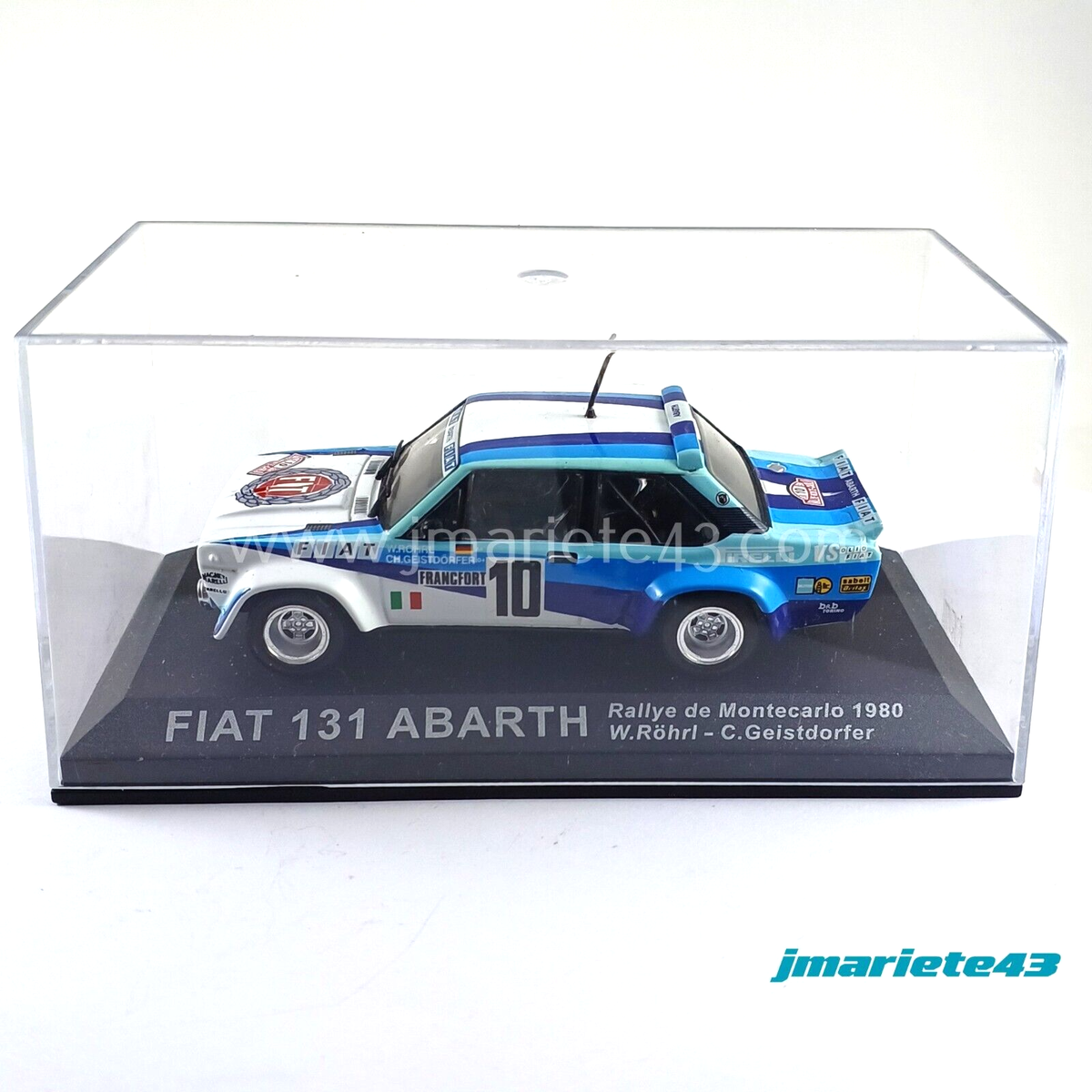M09-W03 WRC公認 1/24 Fiat 131 Abarth Rohrl-Geistdorfer Rallye Monte-Carlo 1980 フィアット アバルト モンテカルロ M09-W03 WRC公認 1/24 Fiat 131 Abarth Rohrl-Geistdorfer