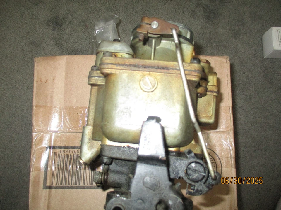 Original 2bbl Carburetor 1949 Cadillac 331 V8 CARTER WCD 682s 722s - Image 4 of 4
