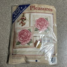 DIMENSIONS SIMPLE PLEASURES Antique Rose Blossom Counted CROSS STITCH 72181