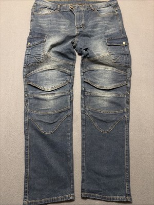 NBT Clothing License To Ride LTR Motorcycle Jeans 38 NWT Blue Denim ￼