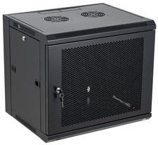 9U Wall Mount Server Cabinet Network Rack Vented Enclosure Locking Door