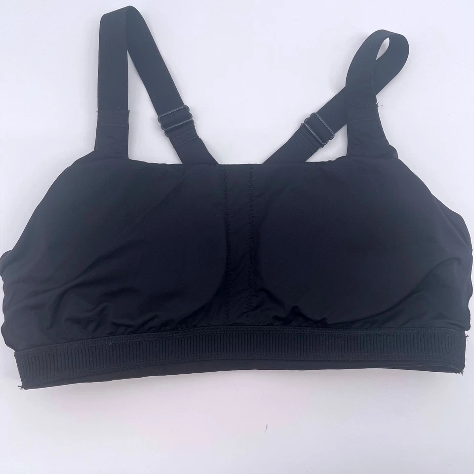 Lululemon Black High Support Sports Bra Size 8 Adjustable Straps - Image 4 of 4