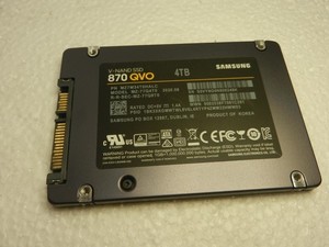 Lightly Used Samsung 870 EVO 4TB SSD MZ-77E4T0 870EVO 4 TB Solid State Drive 2.5
