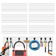 6PCS Slatwall Panel, Slat Wall Paneling System for Garage, PVC Garage Wall Or...