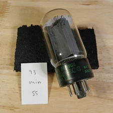 1970's Phillips 6L6 WGB Vacuum Tube - Tested at 93 min 55