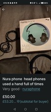 Nura Nuraphone Over the Ear Wireless Headphones - Black - Working
