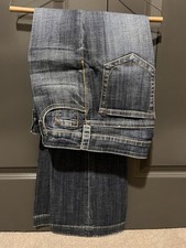 Stetson Womens Blue Cotton Blend Embroidered 214 Trouser Jeans 12