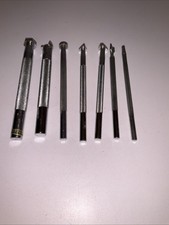 Vintage Leather Hole Punch Tool Set A.L.Y.S. 7 Piece Metal Hollow Punch