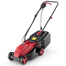 Electric Corded Lawn Mower 10-AMP 13-Inch Walk-Behind Lawnmower w/Collection Box