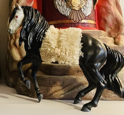 Custom Horse Like Galaxy Warriors  With Saddle Sungold Beast From Planet Ferror